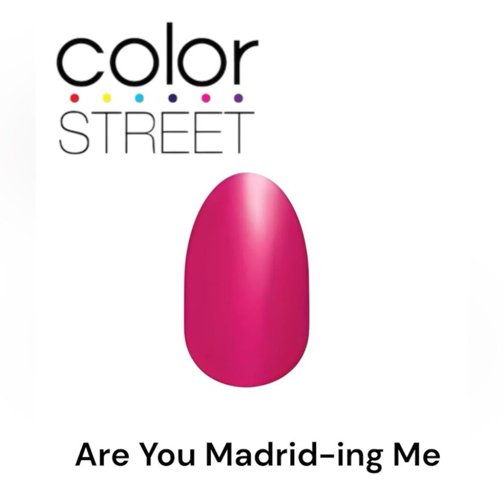 3 FOR $35: COLOR STREET Nail Strips - Are You Madrid-ing Me?